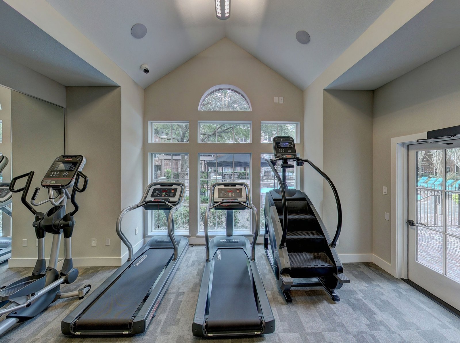 Cardio area with multiple machines